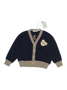 NWT Palm Angels Boys Blue Bear Cardigan 6 - Picture 1 of 2