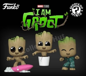 Funko Marvel Mystery Minis I am Groot Bobblehead Figuren Guaridans of the Galaxy - Bild 1 von 14