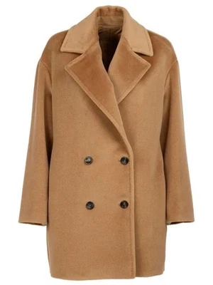 🔥 Cappotto Marella By MAX MARA Golia🔥Lana Wool Camel Coat IT48_FR46_DE44 - Imagen 1 de 4