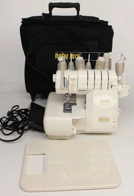 Baby Lock Evolve 8 Thread Serger Sewing Machine BLE8W Jet Air UNTESTED READ - Image 1 of 4