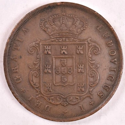 1873 Portugal 20 Arroz KM#515 - XF  Foto 1 de 2