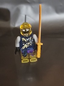Lego Ninjago Minifigure Ghost Ninja Attila / Ming / Spyder with Sword 70735!