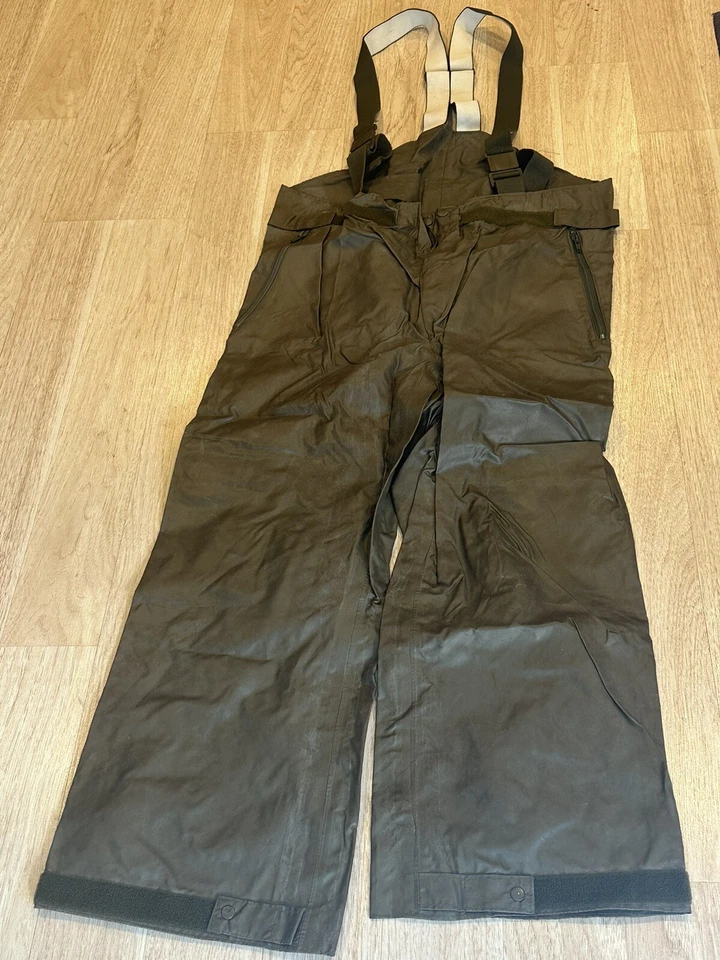 Mono vintage Jakob Eschbach Waders talla 44 a 46 alemán años 80 militar OD Foto 1 de 4