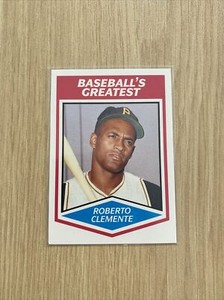 1989 CMC Baseball's Greatest Roberto Clemente HOF