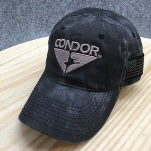 Condor Outdoor Cap Baseball Hat Mens Black One Size Adjustable Embroidered Logo - Picture 1 of 14