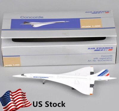 Stock de EE. UU. Escala 1/400 Francia Concorde 1976-2003 Air Diecast Modelo Aircarft Juguetes Foto 1 de 4