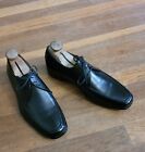 Bruno Magli Men?S Oxford  Square Toe Leather Lace Up Dress Shoes Sz 7  Wide