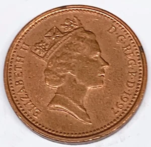# C2917  GREAT BRITAIN     COIN,     ONE PENNY   1997 - Picture 1 of 2