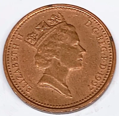 # C2917  GREAT BRITAIN     COIN,     ONE PENNY   1997 - Image 1 of 2