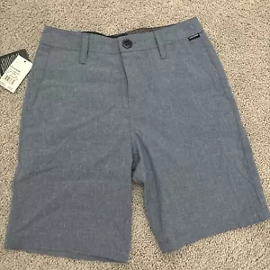 Volcom Shorts Youth 27 Blue Hybrid Surf & Turf 2 Way Stretch Frickin Static Boy - Picture 1 of 8
