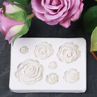 3D Rose Flower Silicone Fondant Chocolate Mould Cake Decor Sugarcraft Mold