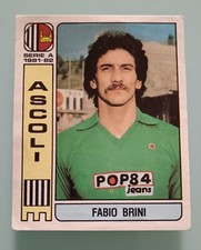 FABIO BRINI Ascoli figures footballers Panini 1981 1982 **read**