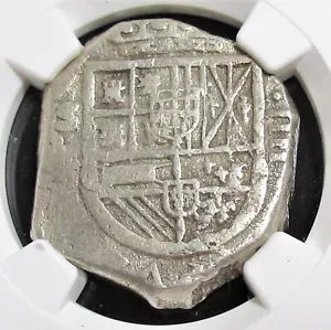 Spain: Philip III Cob 4 Reales ND (1598-1621) XF45 NGC, Seville mint. - Picture 1 of 4