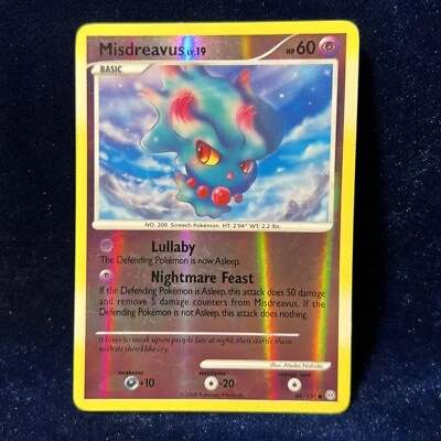 Misdreavus 68/100 Reverse Holo Stormfront Pokemon Card - Image 1 of 4