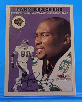 Tony Brackens, DE - Fleer-Tradition / Skybox - Jaguars, 2000 - #75 - Image 1 of 2