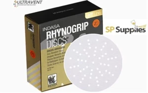 DISCOS DE LIJADO DE AGARRE ULTRAVENT LINE INDASA 150MM PK50 P80-P800 - Imagen 1 de 1