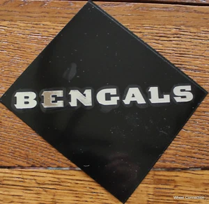 Cincinnati Bengals Window Graphic Sticker NFL Decal Football Only chrome shows - Picture 1 of 10