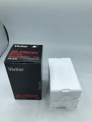 Pentax Vivitar 28-210mm f3.5-5.6 MC manual focus Macro Zoom MD lens Nice Mint-! - Image 1 of 4