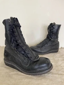Vintage 1980s German Bundeswehr Phantom Helicopter Pilot Flight Boots. Size 8. - Picture 1 of 20
