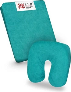 ZEN Spannbezug für Massageliegen & Kopfstützen Spannbettlaken Liegenbezug Türkis - Bild 1 von 7