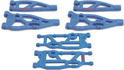 Juego de brazos de suspensión RPM delanteros traseros AZUL para Arrma Outcast Kraton Talion 6S Duran Foto 1 de 2