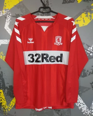Middlesbrough Jersey 2019 2020 Home MEDIUM Shirt Hummel ig93 - Image 1 of 4