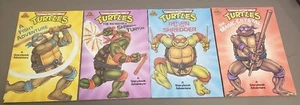 4 Vintage Teenage Mutant Ninja Turtles TMNT Storybook Adventure Paperback Comics - Picture 1 of 5
