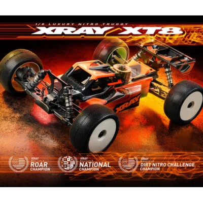 XRAY XT8'24 - 1/8 LUXURY NITRO RACING TRUGGY - XY350206 - Image 1 of 4