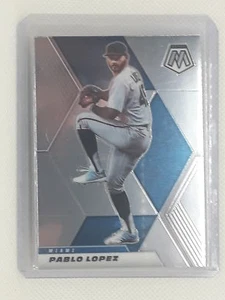 Pablo Lopez 2021 Mosaic Baseball - #199 - Miami Marlins - Picture 1 of 2
