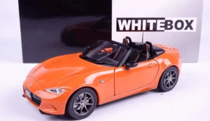 Mazda MX5 ND 4th Generation MX-5 Orange 2019 1:24 Scale Model Diecast Whitebox - Picture 1 of 1