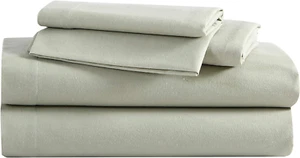 - Queen Sheets, Cotton Flannel Bedding Set, Brushed for Extra Softness, Cozy Hom - Picture 1 of 8