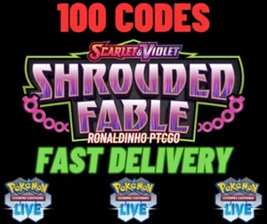 100x verhüllte Fabelcodes Booster Pokémon TCG LIVE - PTCGL - SCHNELL GESENDET - Bild 1 von 1