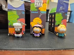 Kidrobot South Park Series 1 Zipper Pulls Butters 3/40, Wendy, and Chef - Picture 1 of 1