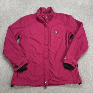 Carhartt Jacket Womens Large Pink Waterproof Breathable Lined Work Coat Lady - Picture 1 of 12