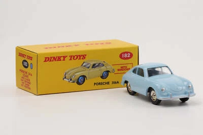 1:43 Dinky Toys Porsche 356A Coupe 1958 blau mit Fenster Norev 182