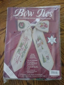 Bpw Ties Home For The Holidays Cross Stitch Kit Unopened - Picture 1 of 3