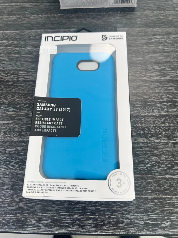 Incipio мягкий чехол/чехол для Samsung Galaxy J3 (2017) в синий 191058012807 - Изображение 1 из 1