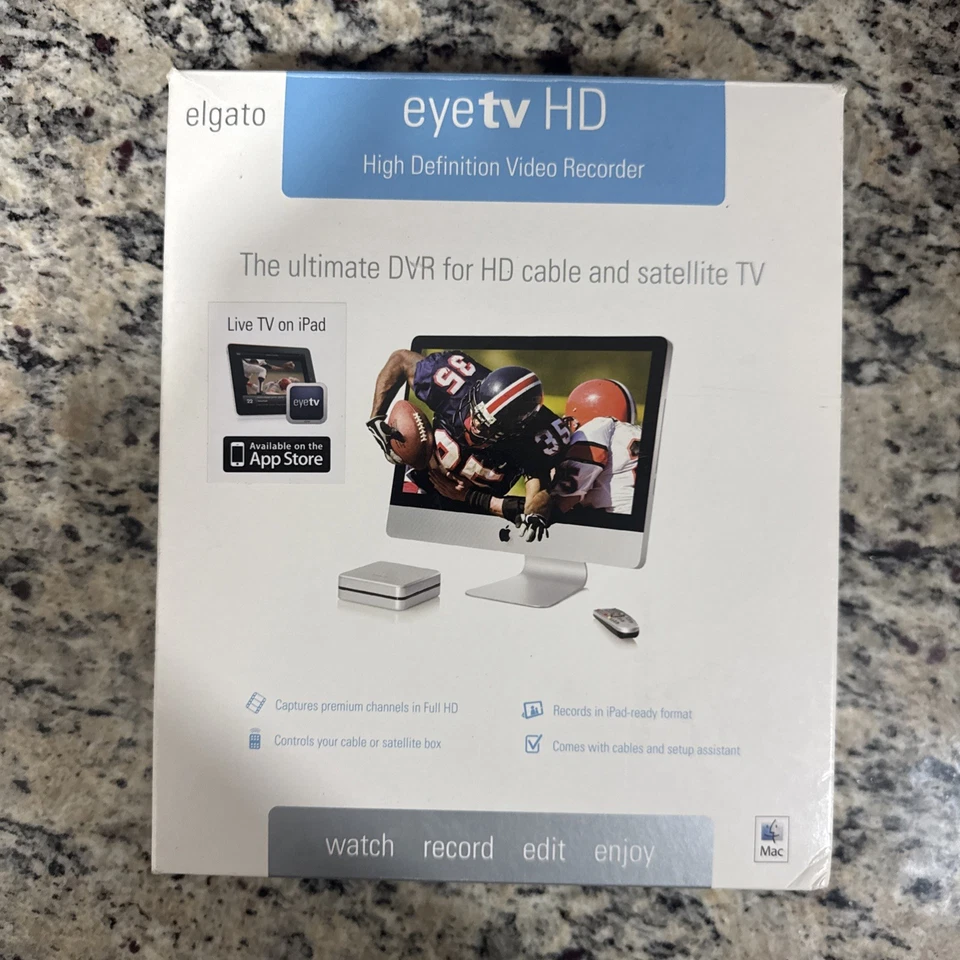 Elegato eye TV HD High definition Video Recorder. Never used, open box. For Mac - Image 1 of 4