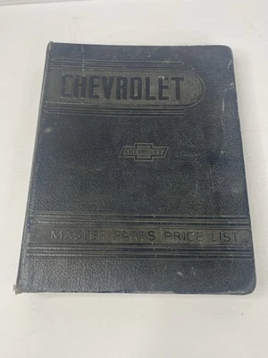 Chevrolet 1929-1942 Master Parts Catálogo Accesorio Libro GM Carpeta trasera dura LEER Foto 1 de 4