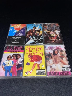 Lil' Kim Salt-n-Pepa Monie Love JJ Fad Supersonic 6 tape lot female rap hip-hop Foto 1 de 4