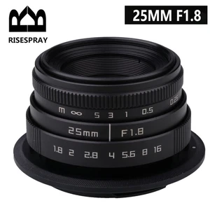 25mm F/1.8 Prime Lens Manual Focus MF APS-C For Sony E-mount A6500 A6300 NEX-7 6 - Picture 1 of 18
