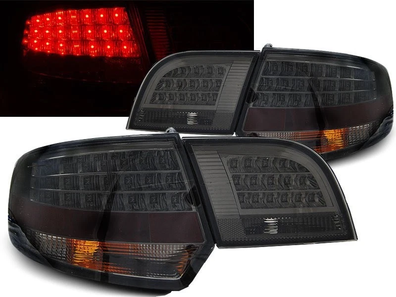 LED rear lights for Audi A3 8P Sportback 2004 2005 2006 2007 2008 VR-603 Smoke - Image 1 of 1