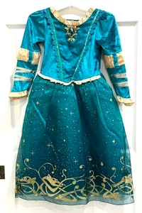 Disney Store Prinzessin Merida tapfer Kostüm Kleid Größe 5-6 NICHT MEHR ERHÄLTLICH - Bild 1 von 19