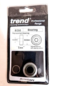 TREND  B250 - Bearing 25mm Diameter- 12mm Bore-6mm Wide - Picture 1 of 3