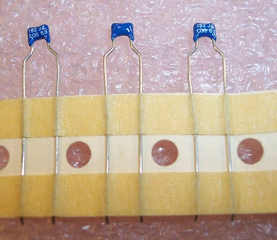 QTY(100) 1800pf 50V-63V 5% COG  .2ls RADIAL CERAMIC MLCC CAPACITORS ECUS1J182JCB - Image 1 of 4