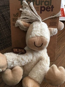 Natural Pet Cotton Environmentally Friendly Dog Puppy Toy Horse - Picture 1 of 2