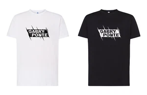 T-SHIRT GABRY PONTE LOGO UOMO DONNA BAMBINO - 100% COTONE - Foto 1 di 6