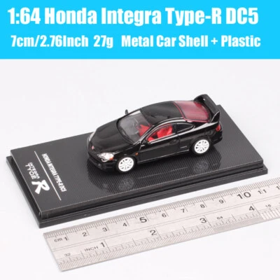 Modelo de coche deportivo diecast Honda Integra Tipo R DC5 escala 1/64 como nuevo Foto 1 de 4