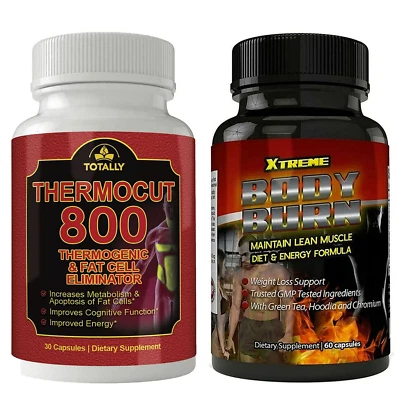 Thermocut Thermogenic Weight Loss Supplement Xtreme Body Fat Burner Diet Pills - Image 1 of 4