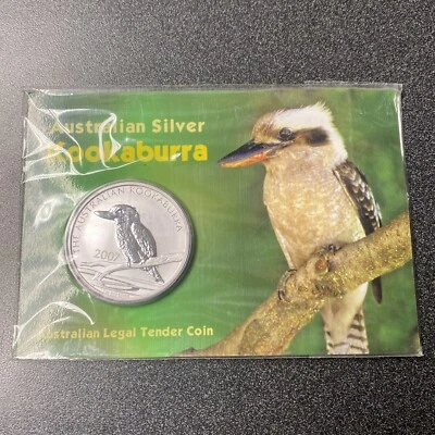 2007 Australia $1 Kookaburra  .999 Silver 1oz Coin RARE - Image 1 of 4